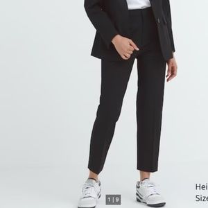 Uniqlo Smart Ankle Pants (2-Way Stretch) in Black